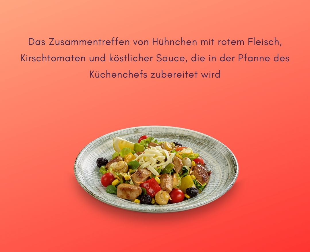 Salat des Küchenchefs